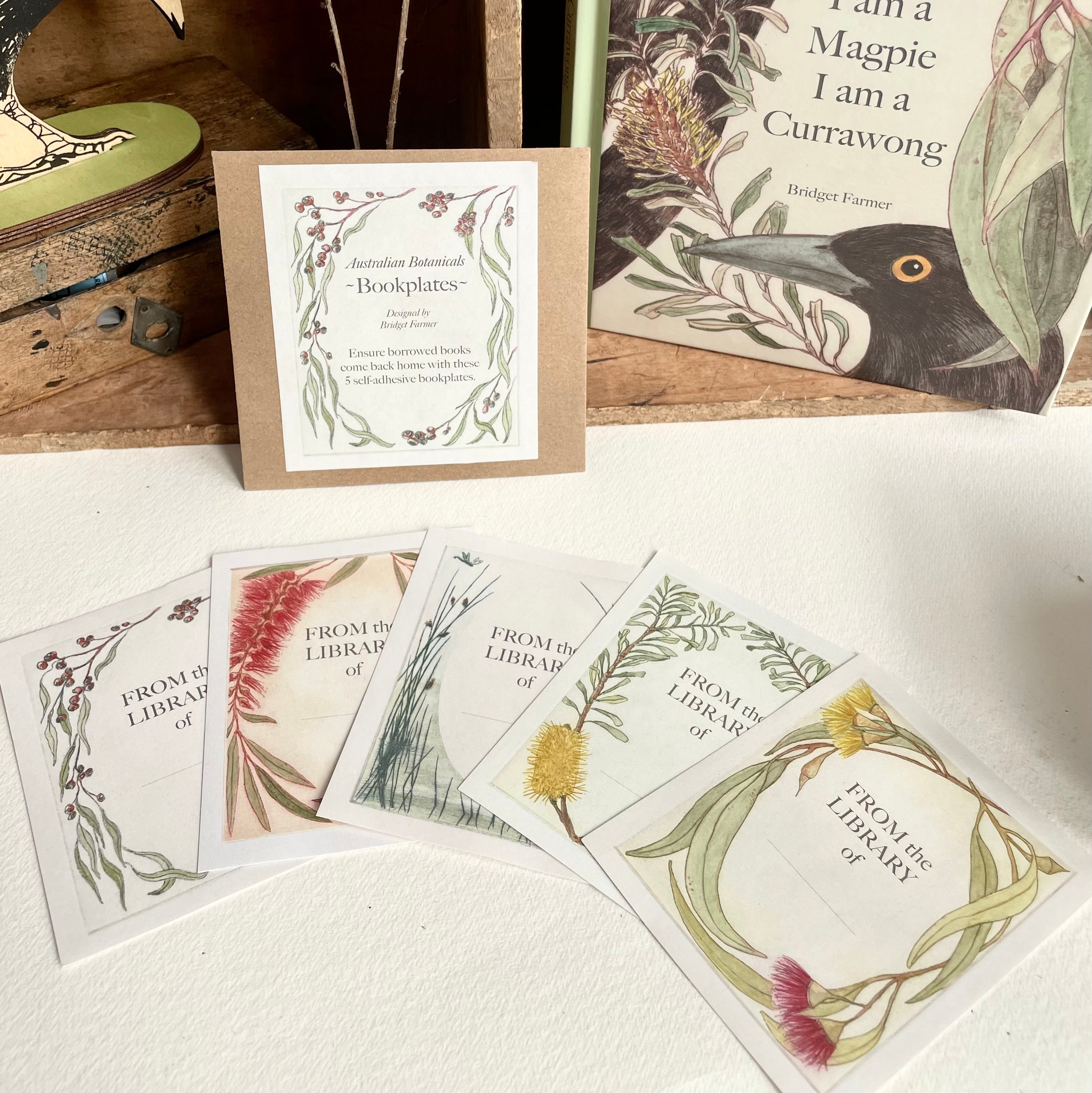 Booklover Bundle - 15 Bookplates (3 sets of 5)