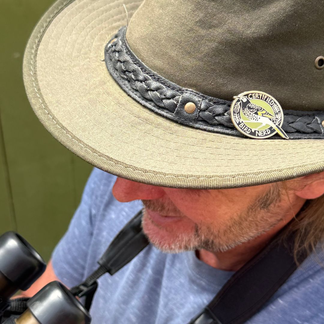 LIMITED EDITION Regent Honeyeater Certified Bird Nerd Enamel Pin