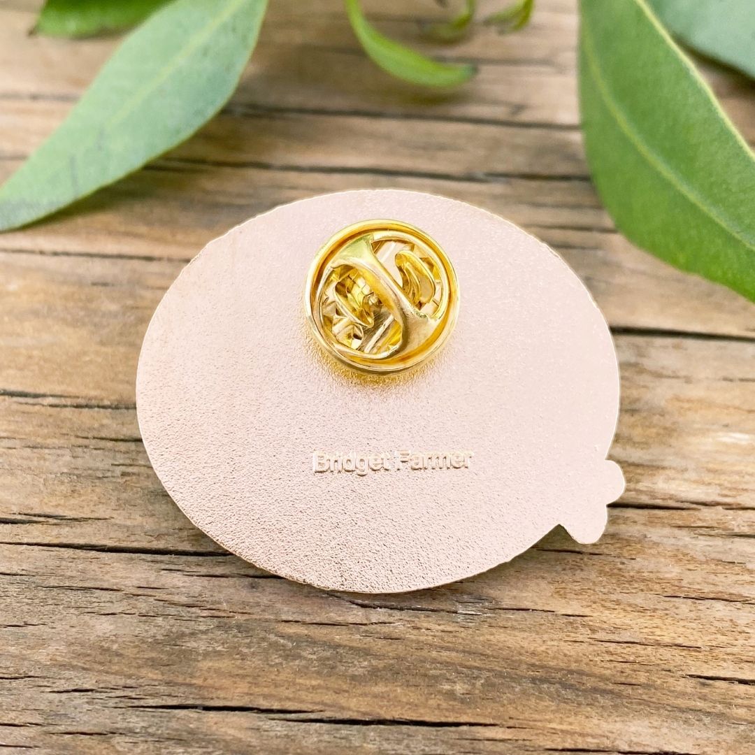 Certified Bird Nerd Enamel Pin