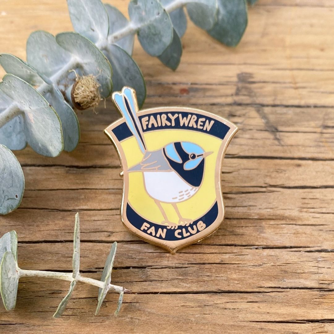 Fairywren Fan Club Enamel Pin