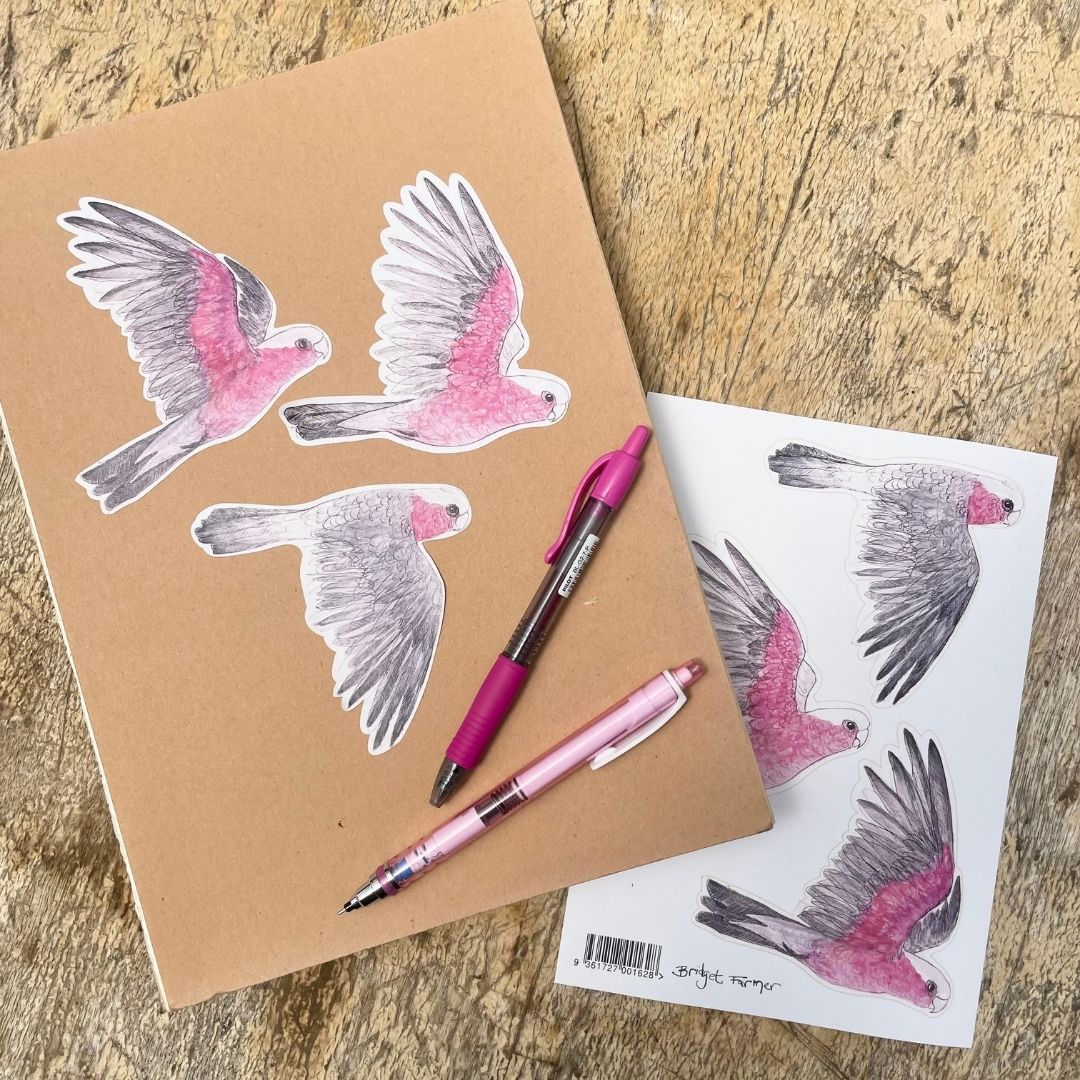 Galahs Sticker Sheet
