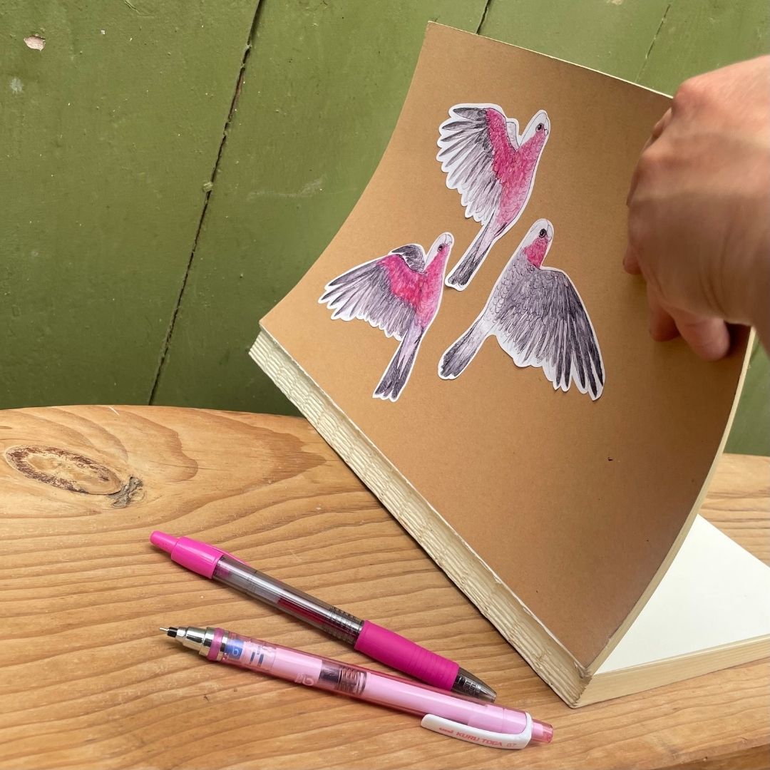 Galahs Sticker Sheet