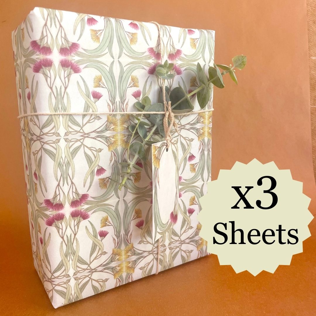 BUNDLE! 3 x Australian Gum Wrapping Paper