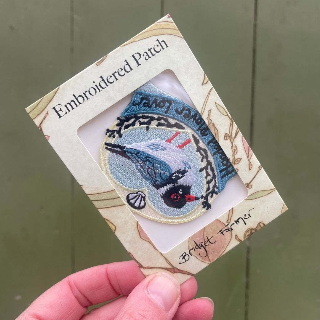 Hooded Plover Lover Embroidered Patch