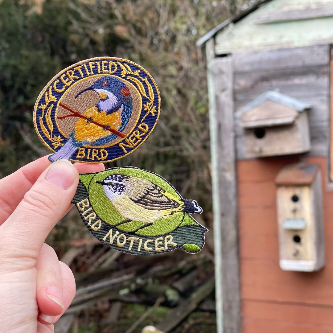 Certified Bird Nerd Embroidered Patch