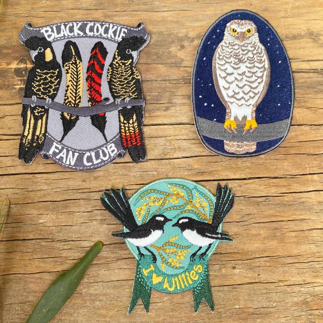 Powerful Owl Embroidered Patch