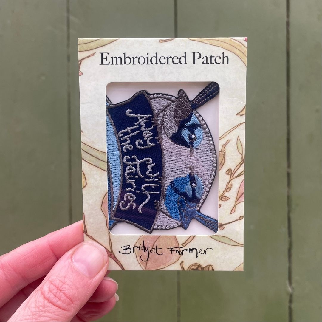 Away With The Fairies Embroidered Patch
