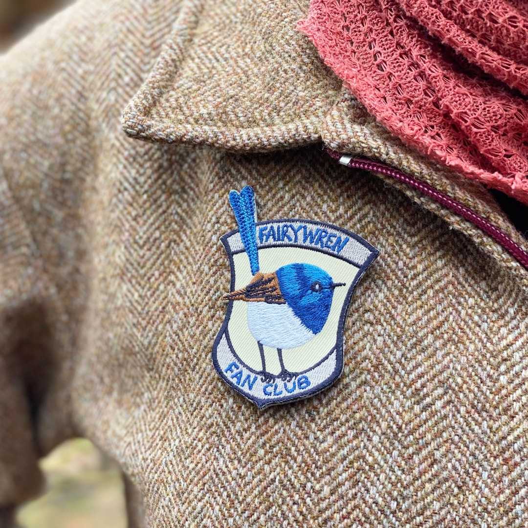 Fairywren Fan Club Embroidered Patch