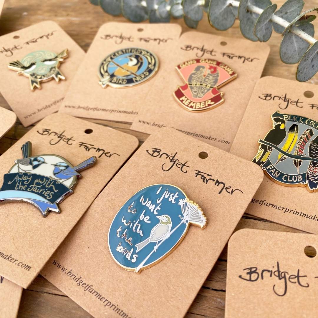I Just Want To Be With The Birds Enamel Pin