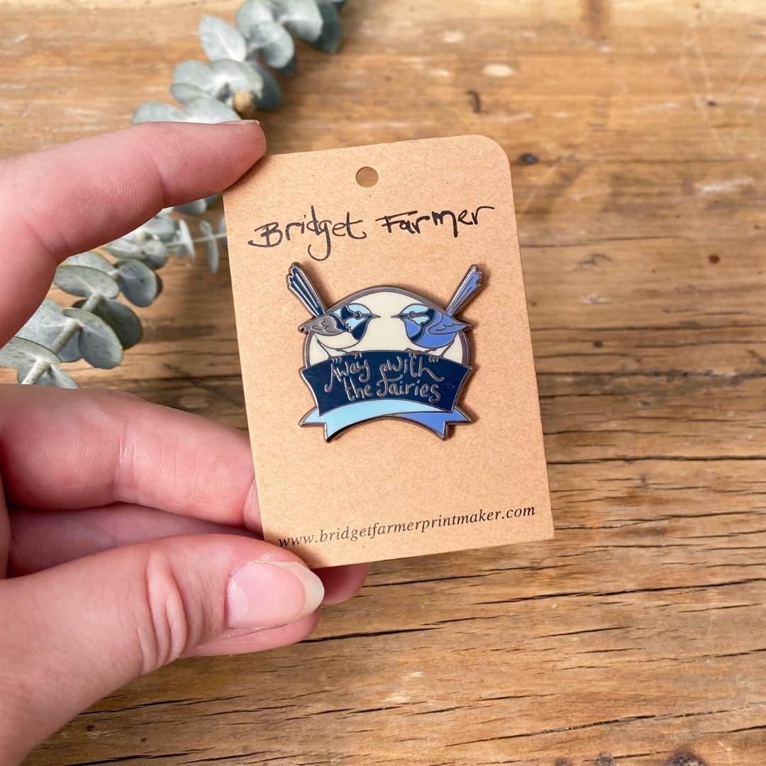 Away With The Fairies Enamel Pin
