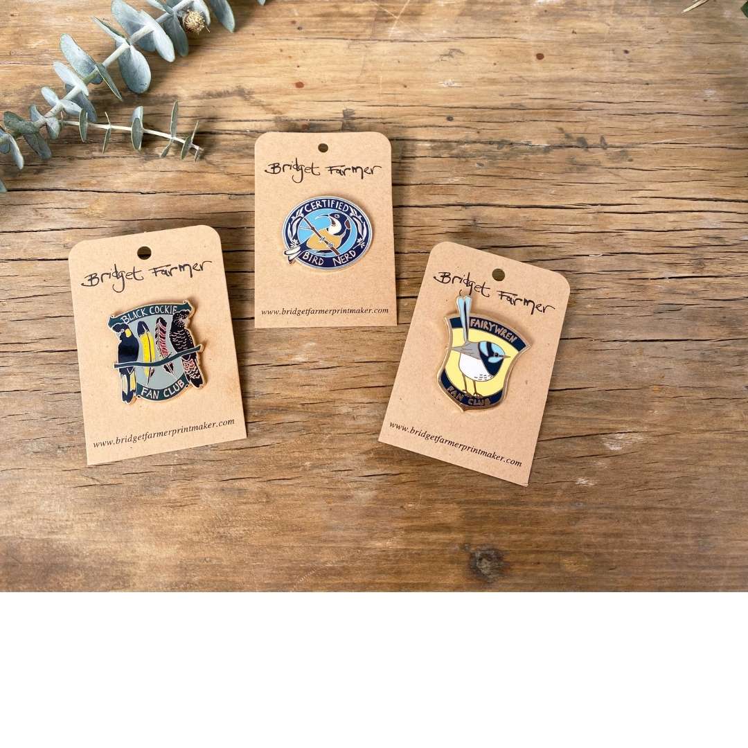 Fairywren Fan Club Enamel Pin