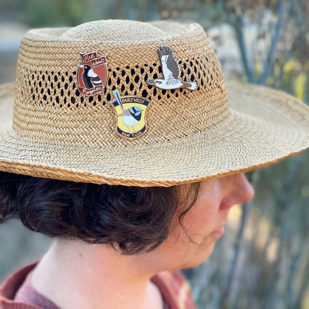 Kookaburra in Flight Enamel Pin