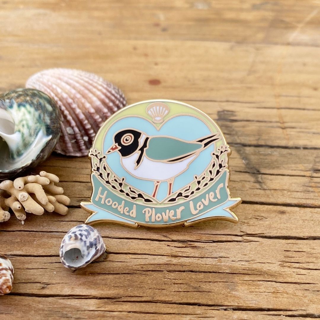 Hooded Plover Lover -Enamel Pin