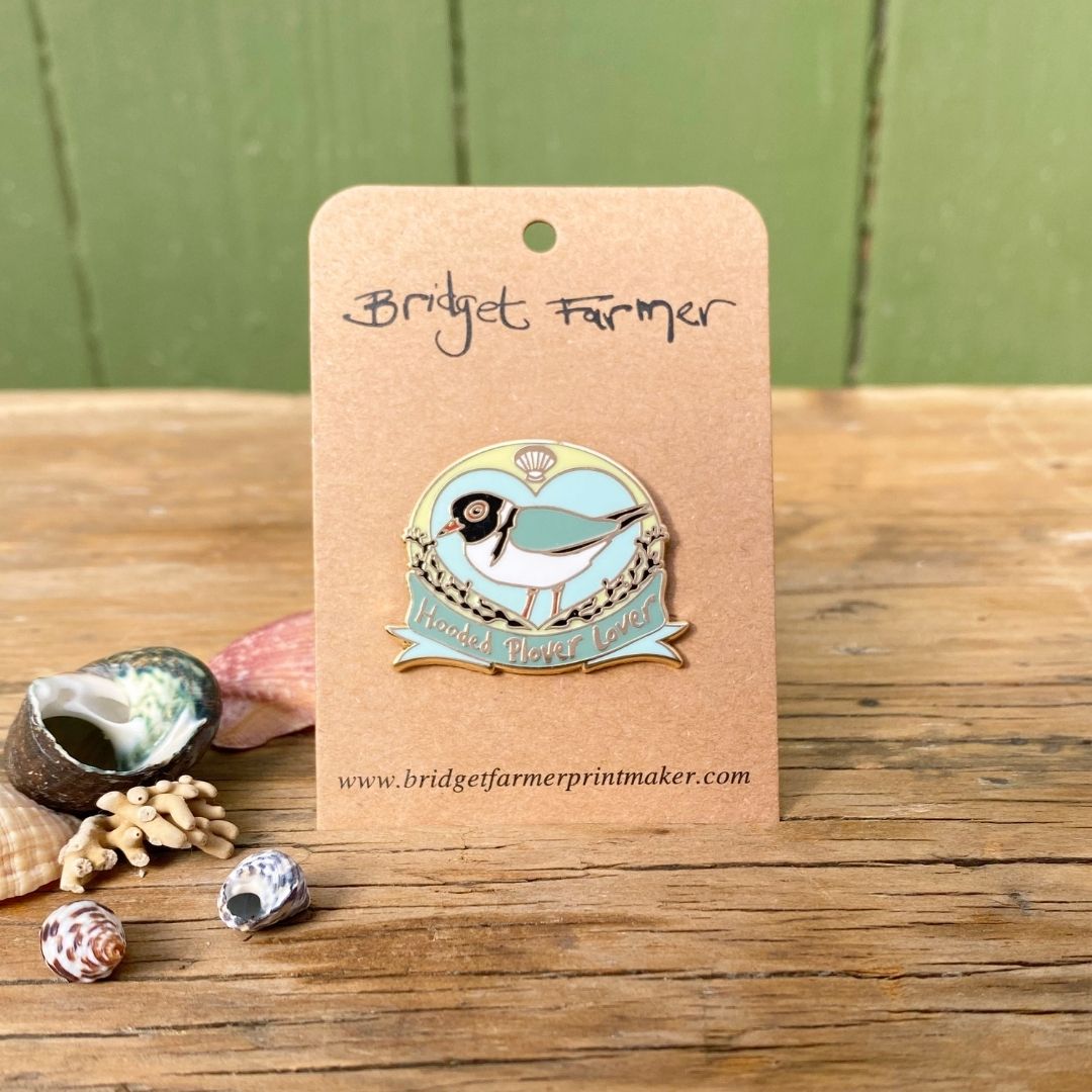 Hooded Plover Lover -Enamel Pin