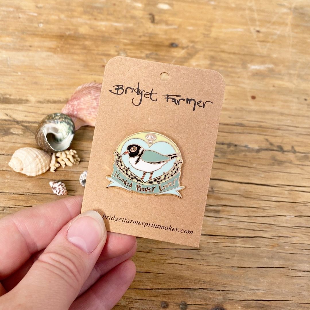 Hooded Plover Lover -Enamel Pin