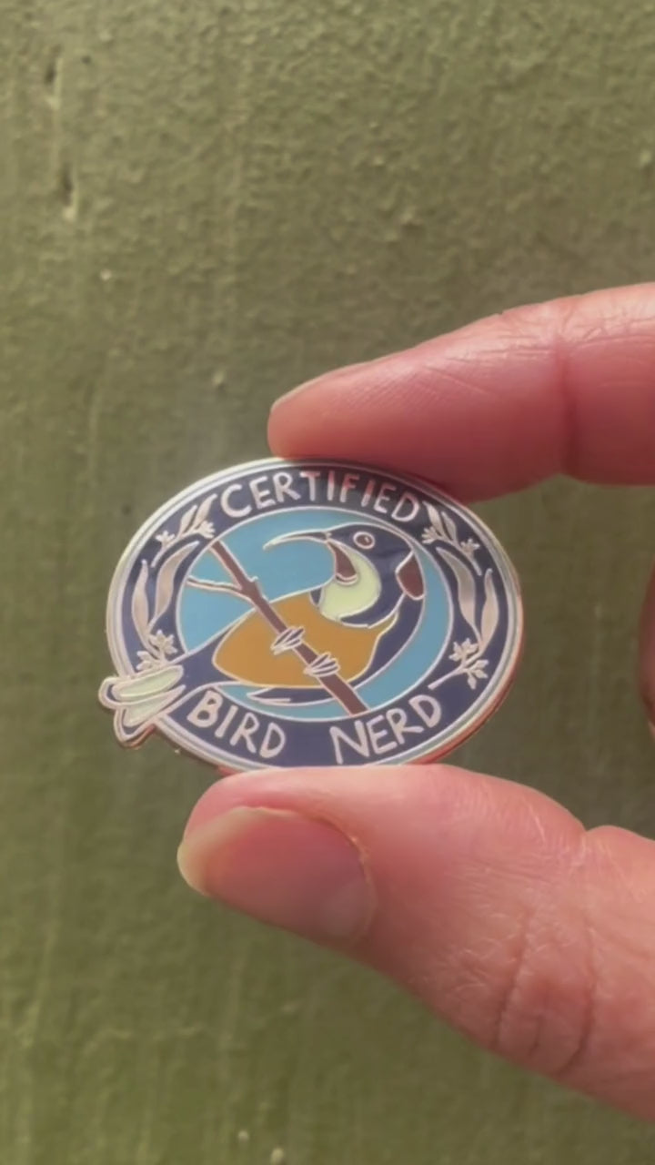 Load video: Birder Bundle -  4 Enamel Pins