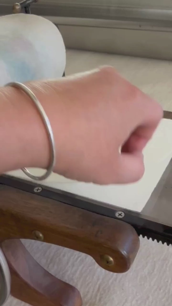 Load video: Original Drypoint Etching - Galah