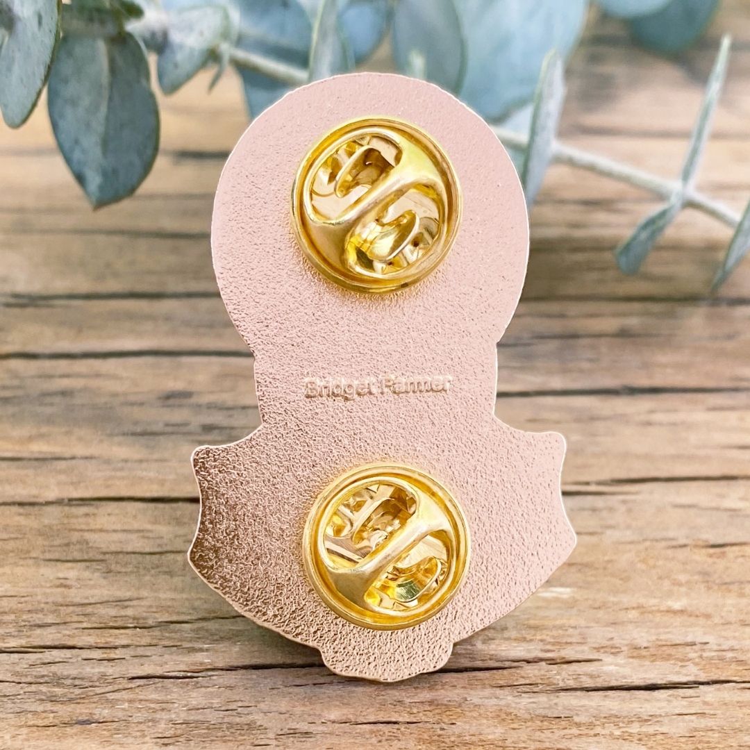 Protect Powerful Owls Enamel Pin