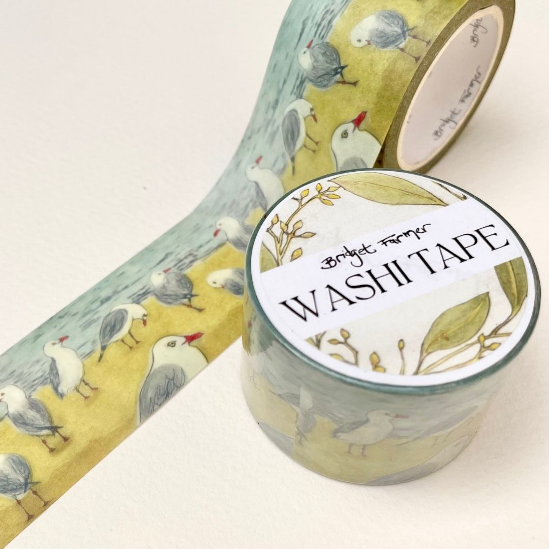 Silver Gulls Washi (30mm)