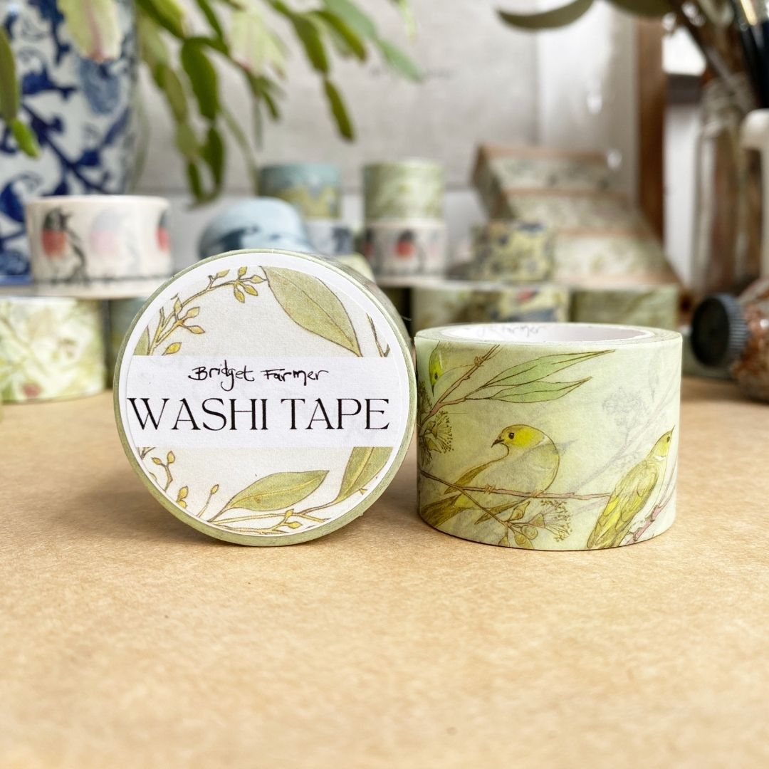 White-plumed Honeyeaters Washi (30mm)