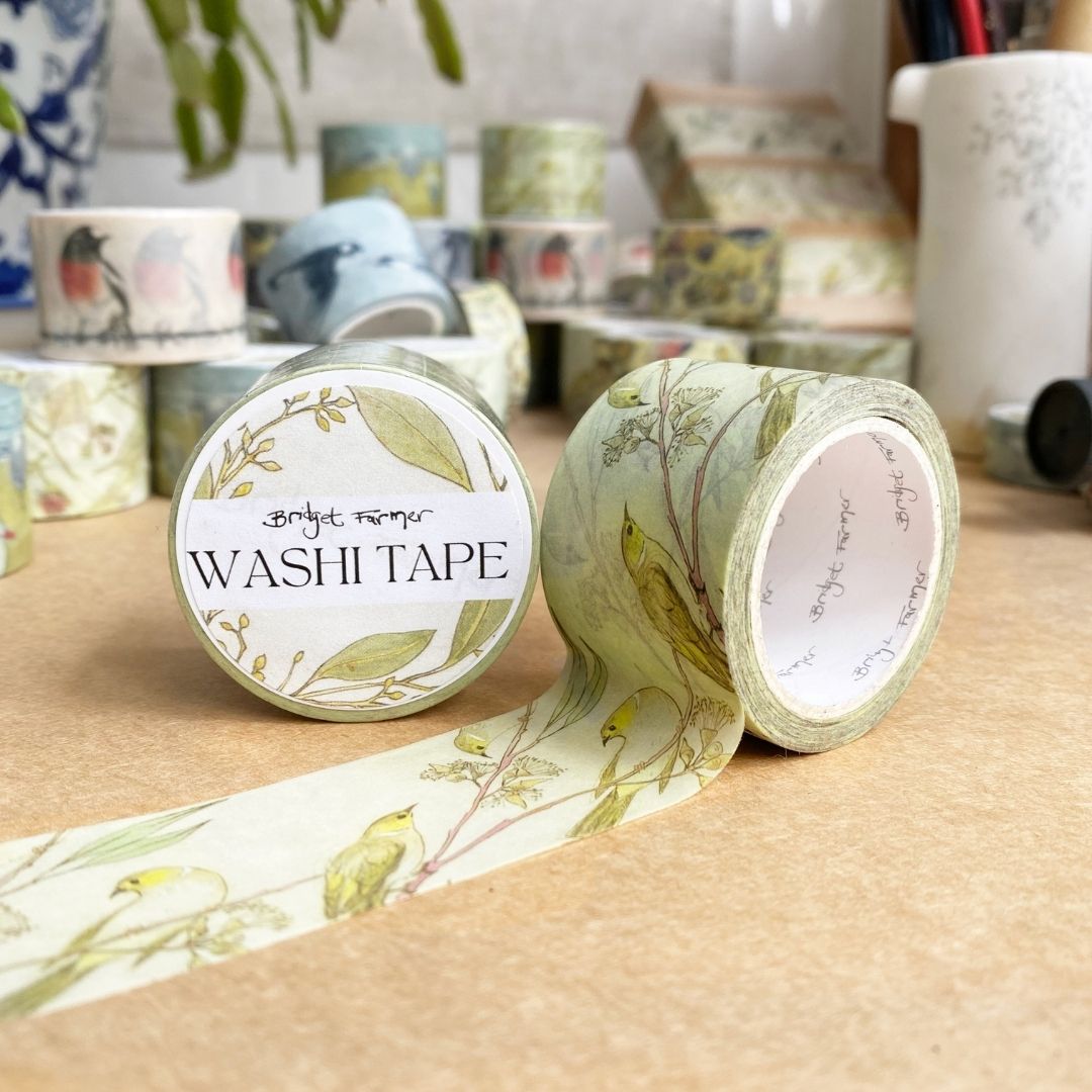 White-plumed Honeyeaters Washi (30mm)