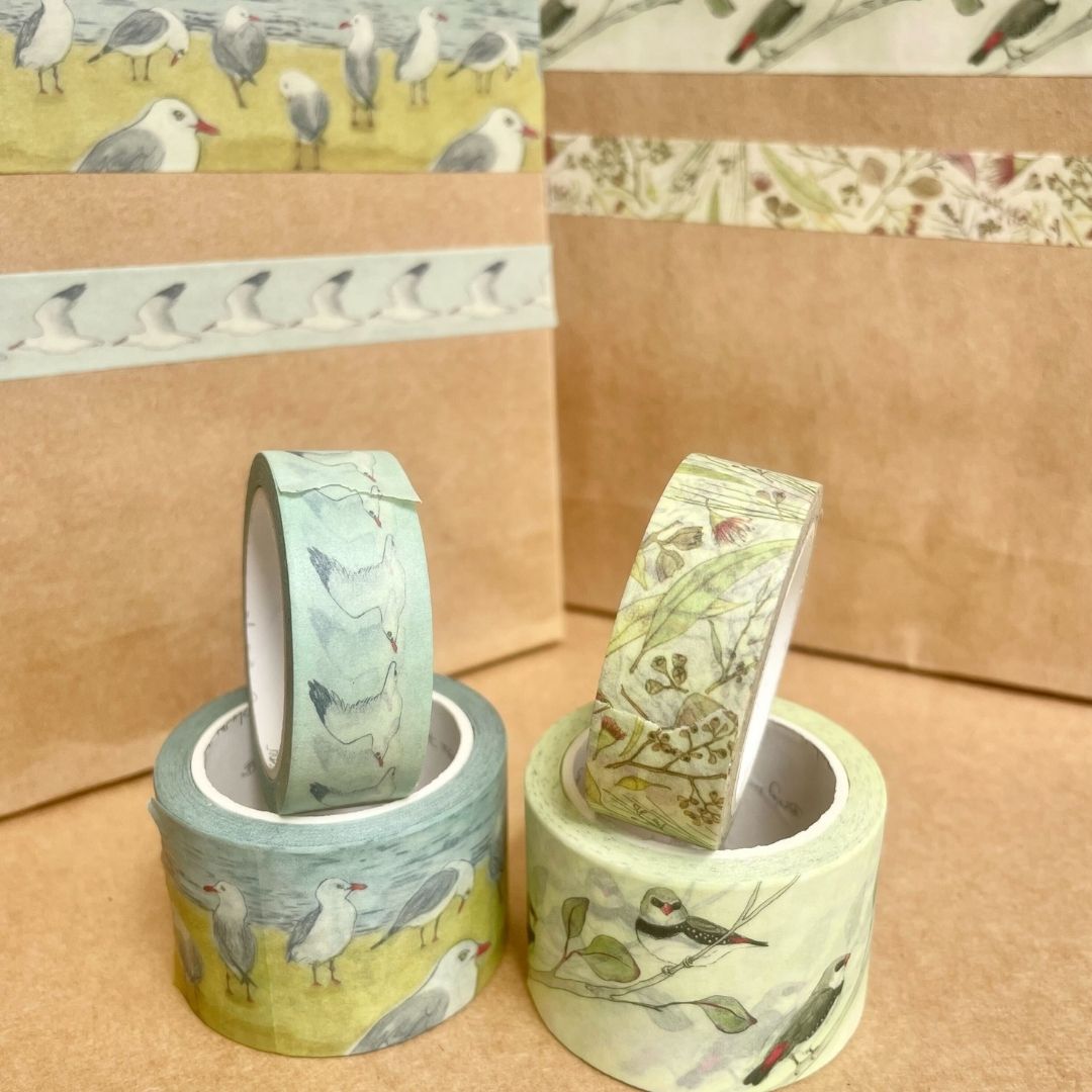 Silver Gulls Washi (30mm)