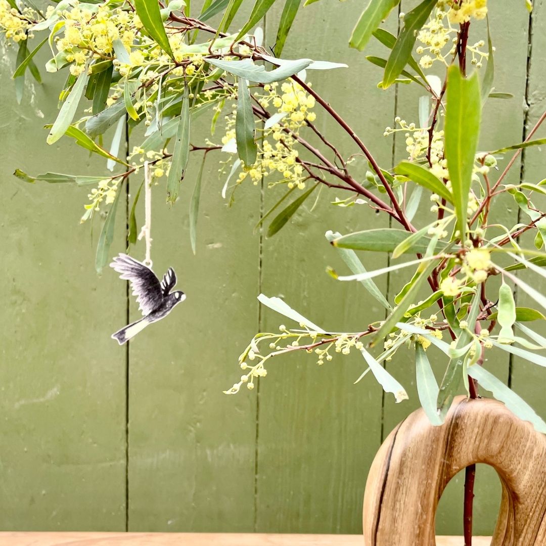 Yellow-tailed Black Cockatoo Christmas Ornament