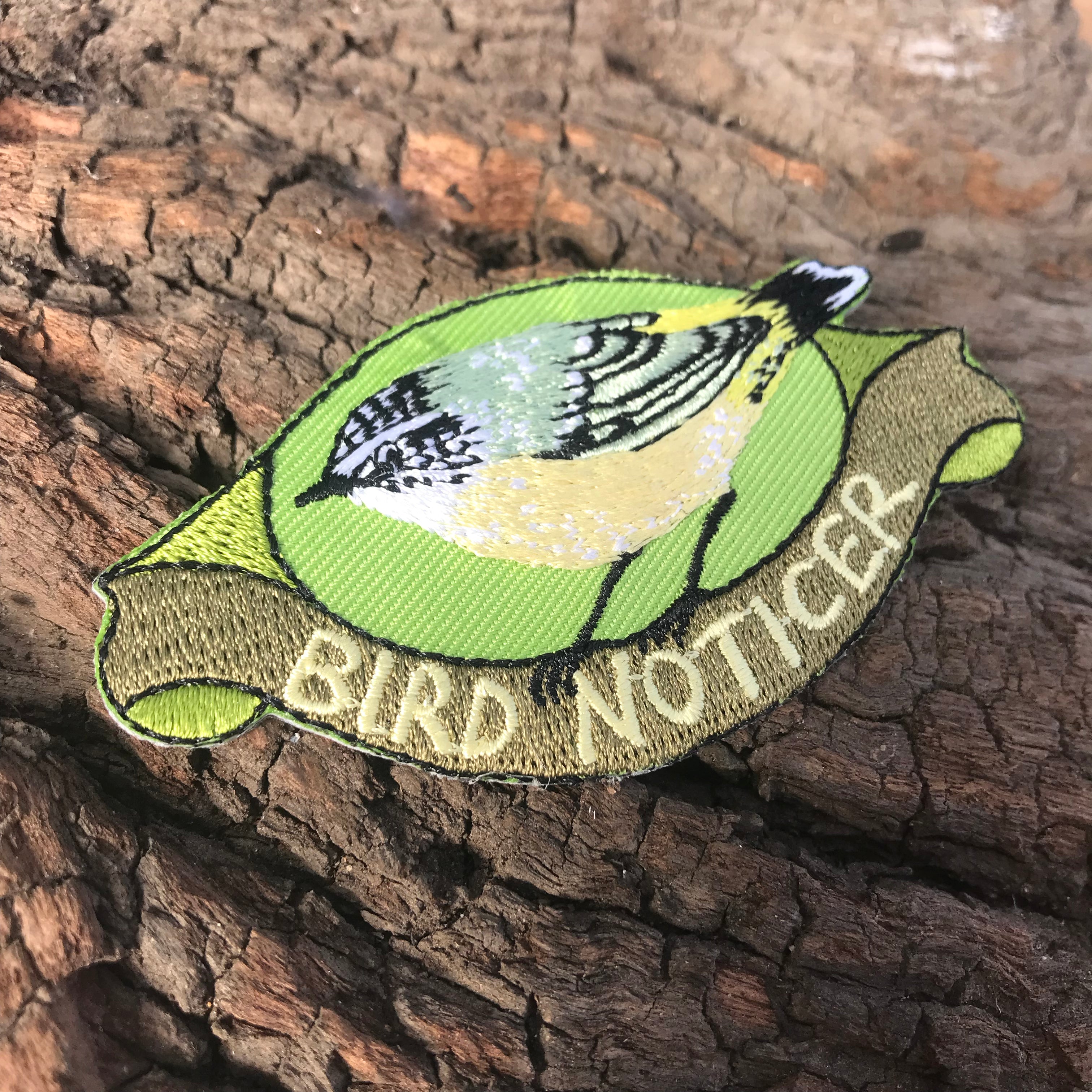 Embroidered Patch - Bird Noticer